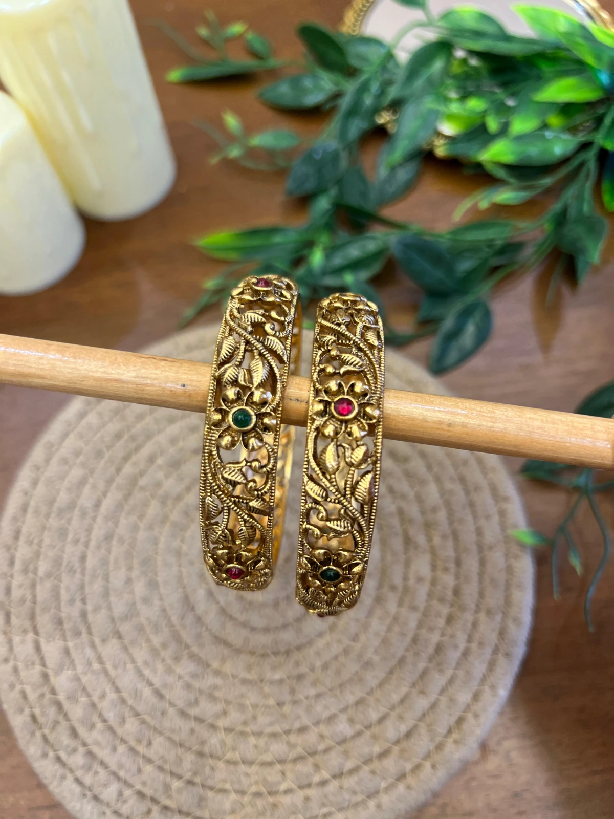 Statement Bangles — Non Idol Floral