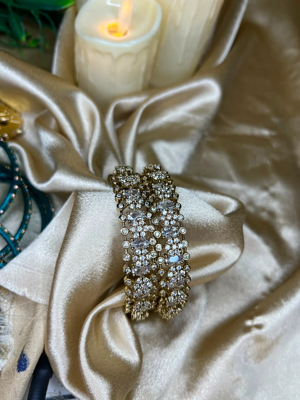 Statement Bangles — Premium Floral